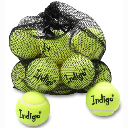 Купить Мяч для большого тенниса Indigo (12 шт в сетке) начальный уровень в Серафимовиче 