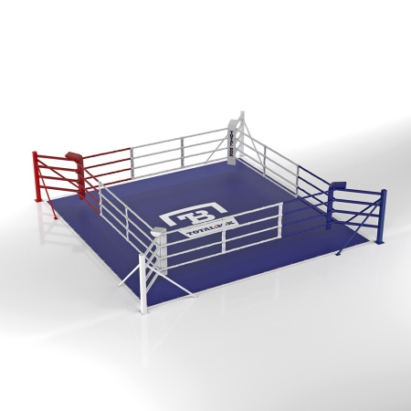 Купить Ринг боксерский напольный Totalbox на упорах 4х4м в Серафимовиче 