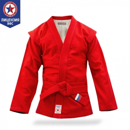 Купить Куртка для самбо "Атака" ВФС (подкладка, пояс)  р 36-48 в Серафимовиче 