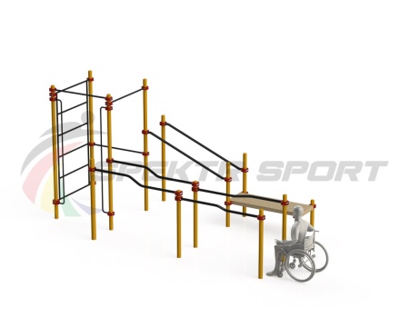 Купить Спортивный комплекс для инвалидов-колясочников WRK-D16_76mm в Серафимовиче 