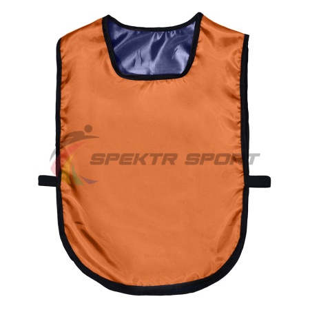 Купить Манишка футбольная двусторонняя универсальная Spektr Sport оранжево-синяя в Серафимовиче 